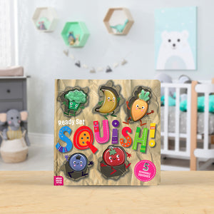Product image 2 of Ready Set Squish!, a board book for ages 3+, by Make Believe Ideas.