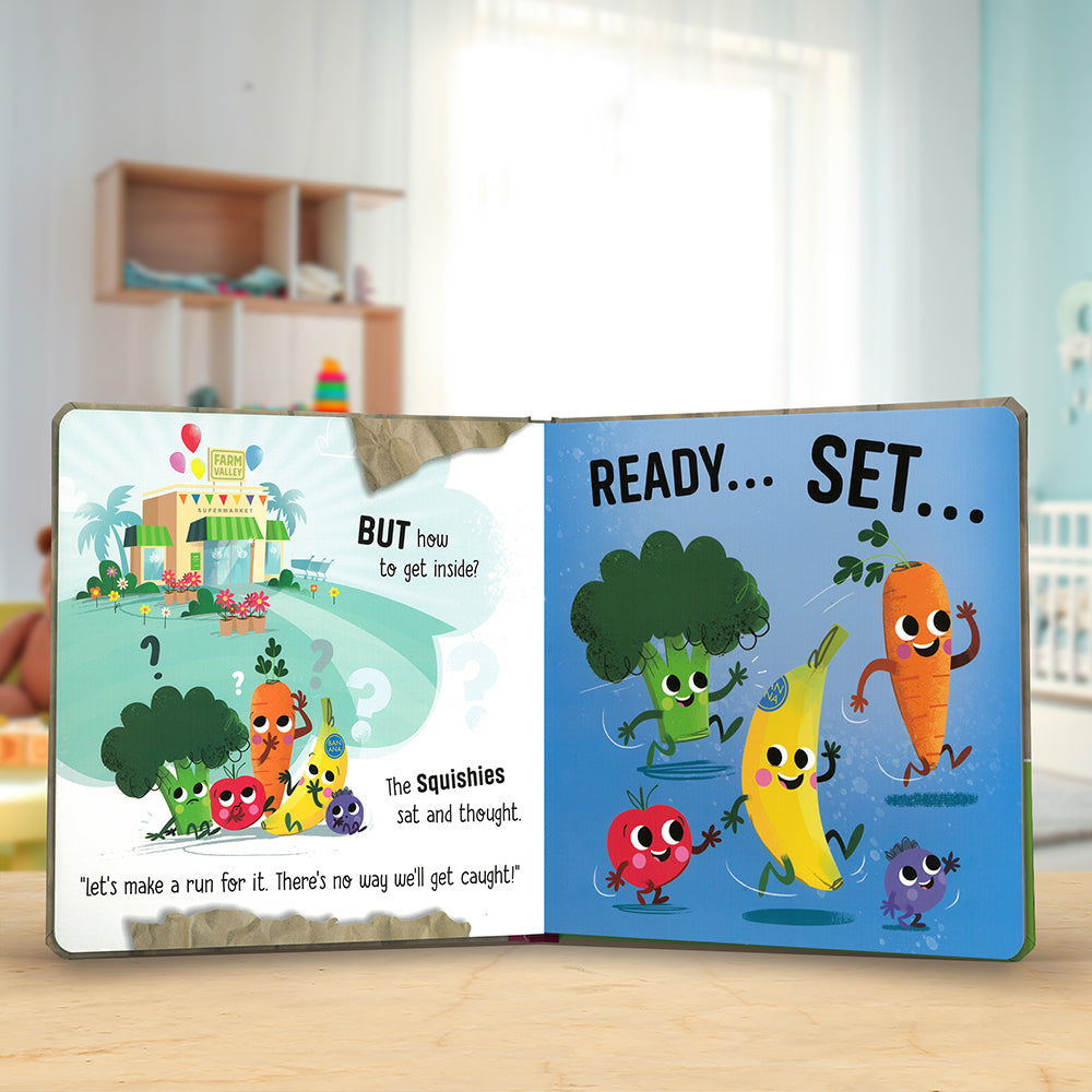Product image 4 of Ready Set Squish!, a board book for ages 3+, by Make Believe Ideas.