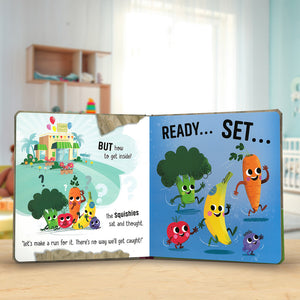 Product image 4 of Ready Set Squish!, a board book for ages 3+, by Make Believe Ideas.