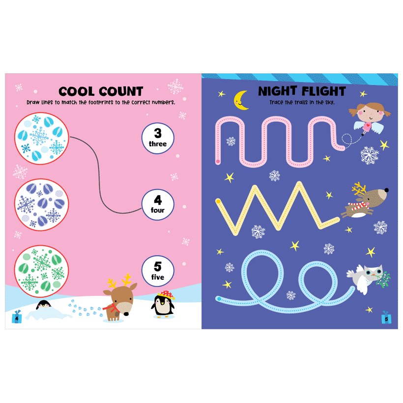 Product image 7 of Reindeer Express Activity Book, a sticker activity book for ages 4+, by Make Believe Ideas.