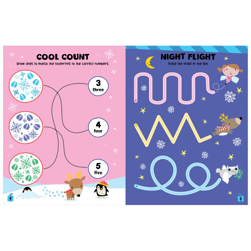 Product image 9 of Reindeer Express Activity Book, a sticker activity book for ages 4+, by Make Believe Ideas.