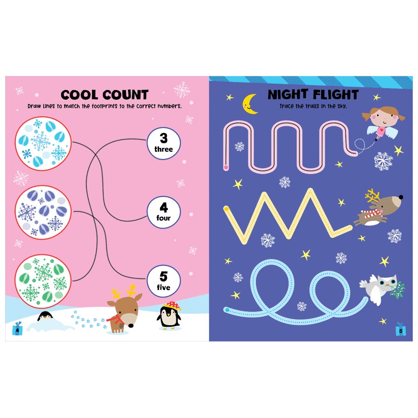 Product image 10 of Reindeer Express Activity Book, a sticker activity book for ages 4+, by Make Believe Ideas.