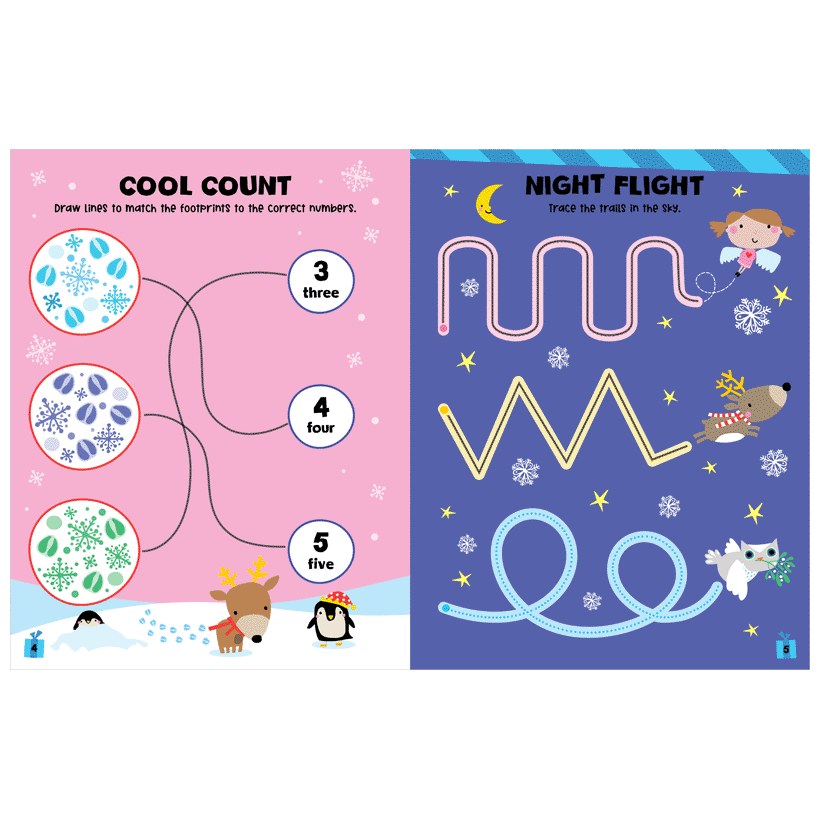 Product image 11 of Reindeer Express Activity Book, a sticker activity book for ages 4+, by Make Believe Ideas.