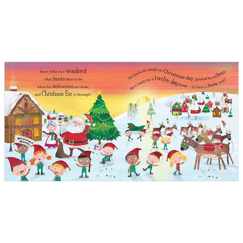 Product image 2 of Santa's 12 Days of Christmas, a picture book for ages 3+, by Make Believe Ideas.