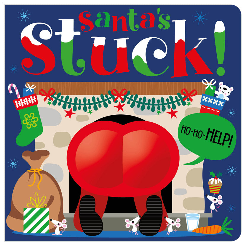 Product image 1 of Santa's Stuck!, a board book for ages 3+, by Make Believe Ideas.