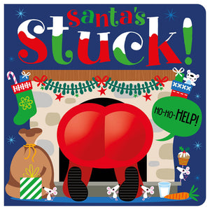 Product image 1 of Santa's Stuck!, a board book for ages 3+, by Make Believe Ideas.