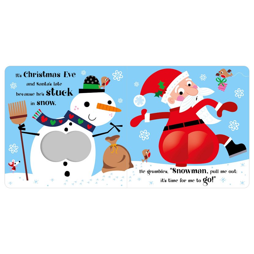Product image 2 of Santa's Stuck!, a board book for ages 3+, by Make Believe Ideas.