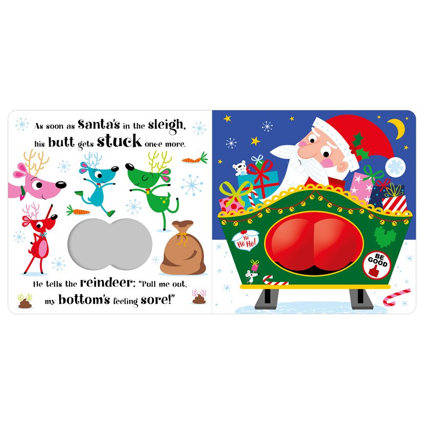 Product image 3 of Santa's Stuck!, a board book for ages 3+, by Make Believe Ideas.