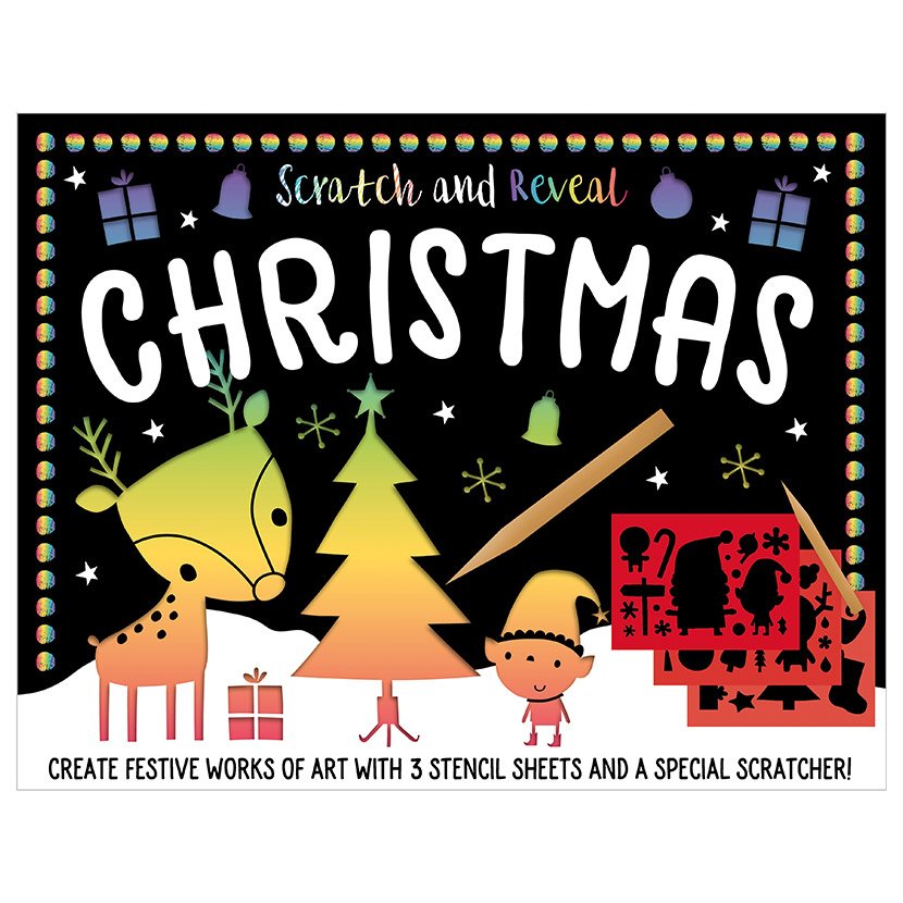 Product image 1 of Scratch and Reveal Christmas, a box set for ages 6+, by Make Believe Ideas.