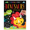 Product image 1 of Scratch and Sparkle Dinosaurs Activity Book, a sticker activity book for ages 4+, by Make Believe Ideas.