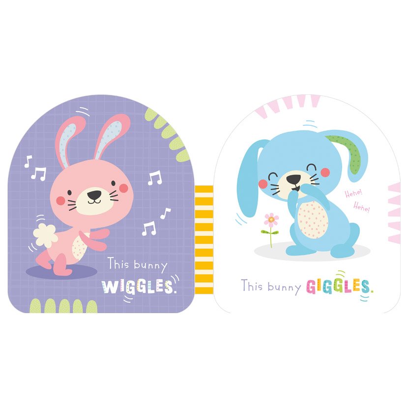 Product image 3 of Sensory Snuggables Bunny Soft Book, a cloth book for ages 0+, by Make Believe Ideas.