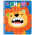 Product image 1 of Sensory Snuggables Chomp!, a board book for ages 0+, by Make Believe Ideas.