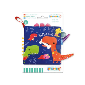 Product image 1 of Sensory Snuggables Dino Fun, a cloth book for ages 0+, by Make Believe Ideas.