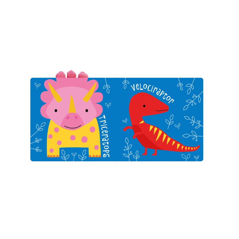 Product image 3 of Sensory Snuggables Dino Fun, a cloth book for ages 0+, by Make Believe Ideas.