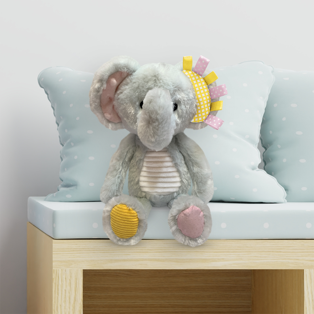 Product image 2 of Sensory Snuggables Medium Plush Elephant, a pack for ages 0+, by Make Believe Ideas.