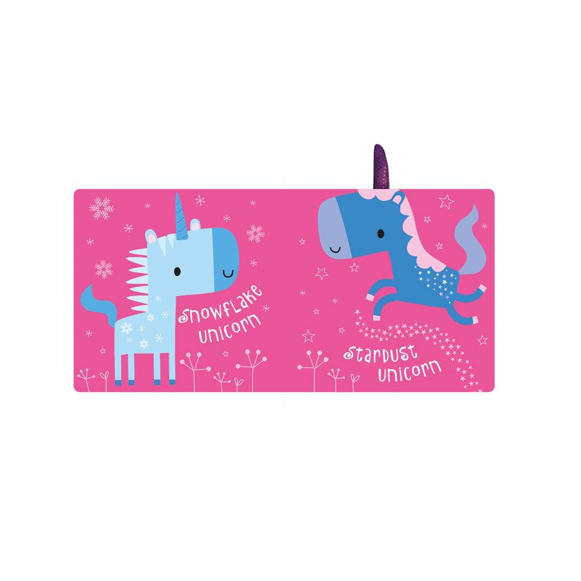 Product image 3 of Sensory Snuggables Unicorn Fun, a cloth book for ages 0+, by Make Believe Ideas.