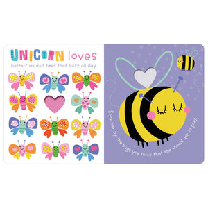 Product image 2 of Sensory Snuggables Unicorn Loves . . ., a board book for ages 0+, by Make Believe Ideas.