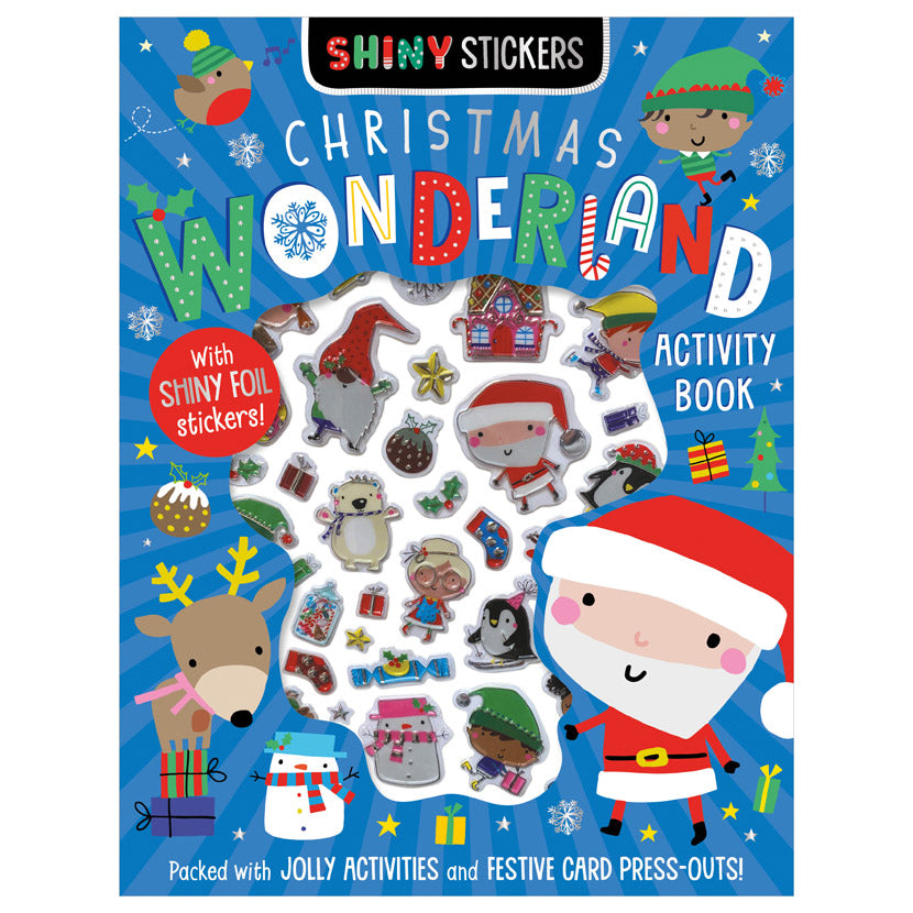 Product image 1 of Shiny Stickers Christmas Wonderland, a sticker activity book for ages 4+, by Make Believe Ideas.