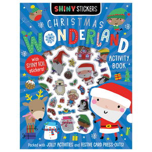 Product image 1 of Shiny Stickers Christmas Wonderland, a sticker activity book for ages 4+, by Make Believe Ideas.