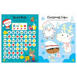 Product image 2 of Shiny Stickers Christmas Wonderland, a sticker activity book for ages 4+, by Make Believe Ideas.
