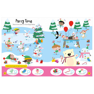 Product image 3 of Shiny Stickers Christmas Wonderland, a sticker activity book for ages 4+, by Make Believe Ideas.