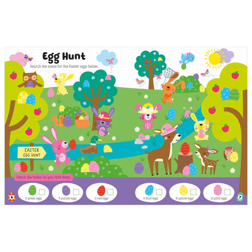 Product image 2 of Shiny Stickers Easter, a sticker activity book for ages 4+, by Make Believe Ideas.