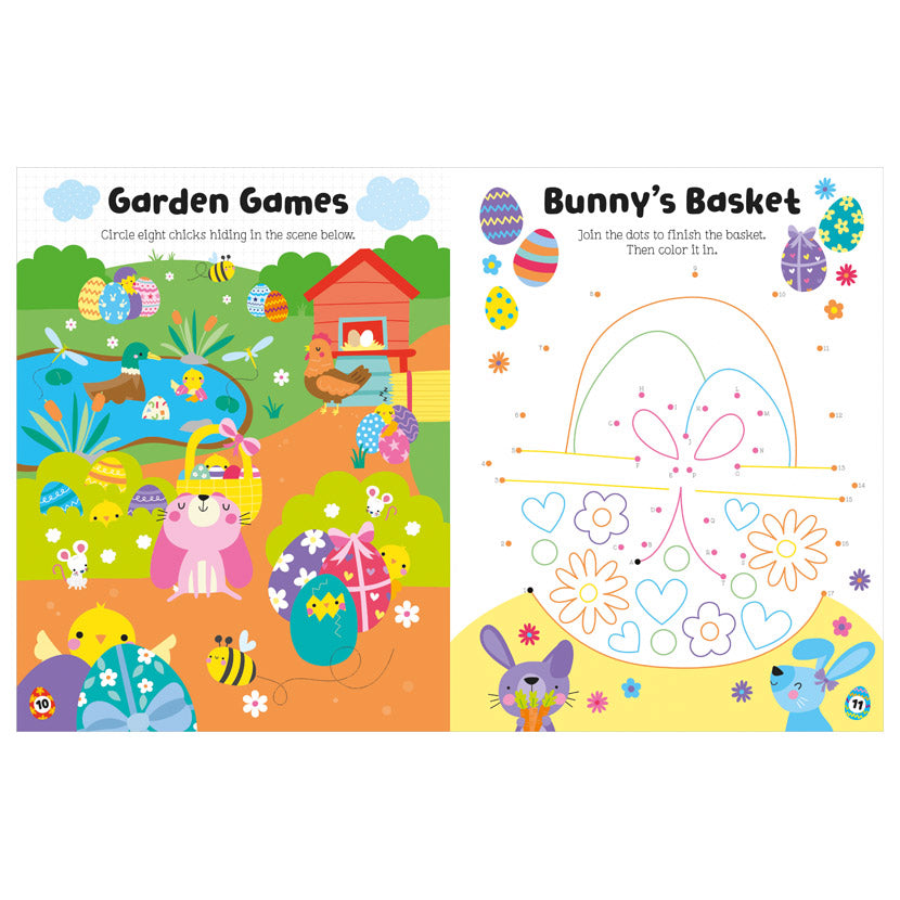 Product image 3 of Shiny Stickers Easter, a sticker activity book for ages 4+, by Make Believe Ideas.