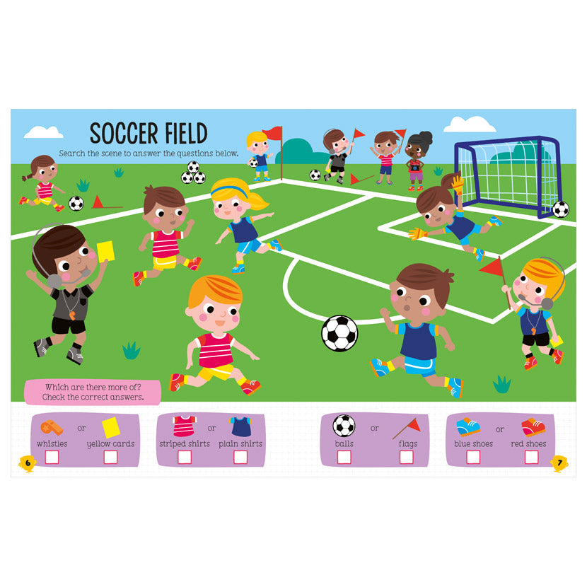 Product image 2 of Shiny Stickers Going for Gold! Activity Book, a sticker activity book for ages 4+, by Make Believe Ideas.