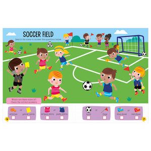 Product image 2 of Shiny Stickers Going for Gold! Activity Book, a sticker activity book for ages 4+, by Make Believe Ideas.