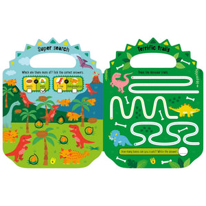 Product image 8 of Shiny Stickers My Green and Scaly Dinosaur Activity Book, a sticker activity book for ages 4+, by Make Believe Ideas.