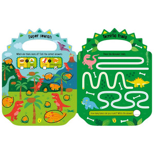 Product image 9 of Shiny Stickers My Green and Scaly Dinosaur Activity Book, a sticker activity book for ages 4+, by Make Believe Ideas.