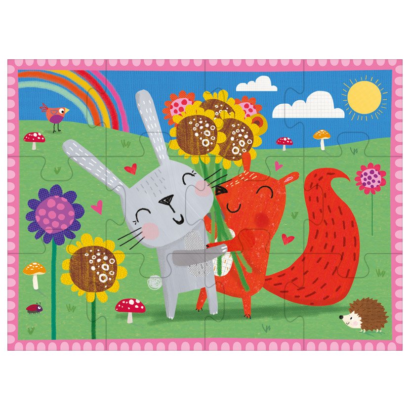 Product image 3 of Simply Thankful 4-in-1 Jigsaw Set, a box set for ages 4+, by Make Believe Ideas.
