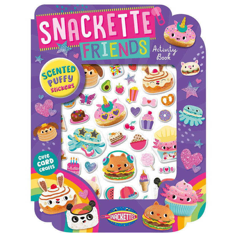 Product image 1 of Snackette Friends, a sticker activity book for ages 4+, by Make Believe Ideas.
