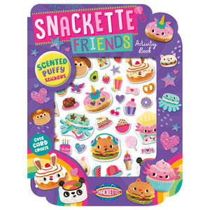 Product image 1 of Snackette Friends, a sticker activity book for ages 4+, by Make Believe Ideas.