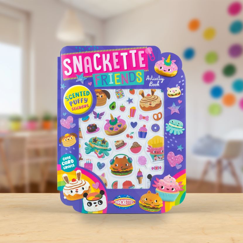 Product image 2 of Snackette Friends, a sticker activity book for ages 4+, by Make Believe Ideas.