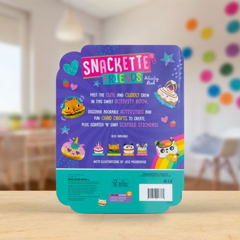 Product image 6 of Snackette Friends, a sticker activity book for ages 4+, by Make Believe Ideas.