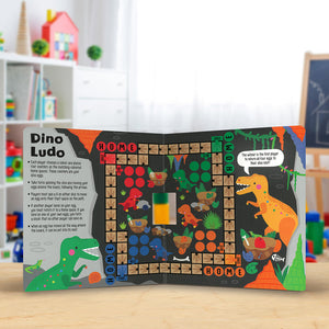 Product image 5 of Spin and Play Dinosaur Games, a board book for ages 5+, by Make Believe Ideas.