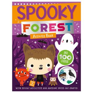 Product image 1 of Spooky Forest Activity Book, a sticker activity book for ages 4+, by Make Believe Ideas.