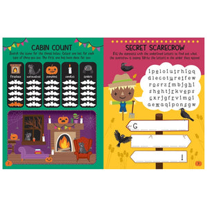 Product image 2 of Spooky Forest Activity Book, a sticker activity book for ages 4+, by Make Believe Ideas.