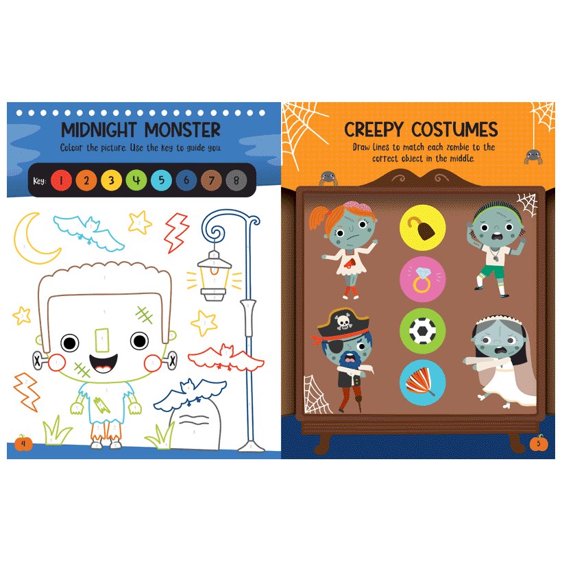 Product image 7 of Spooky Forest Activity Book, a sticker activity book for ages 4+, by Make Believe Ideas.