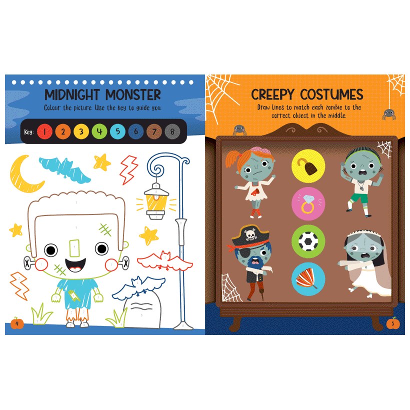 Product image 8 of Spooky Forest Activity Book, a sticker activity book for ages 4+, by Make Believe Ideas.