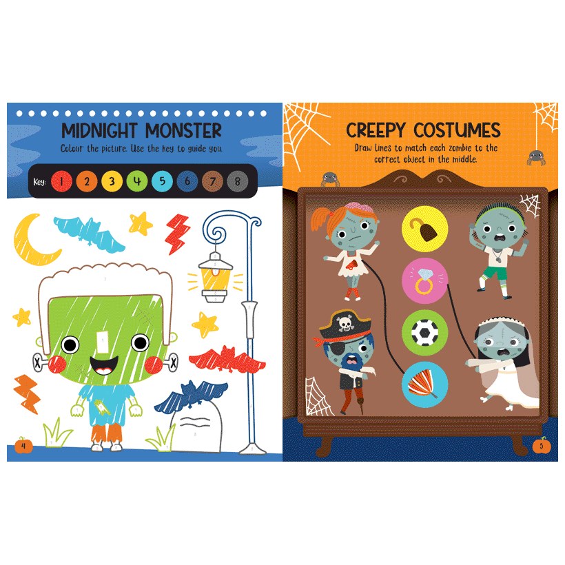 Product image 10 of Spooky Forest Activity Book, a sticker activity book for ages 4+, by Make Believe Ideas.
