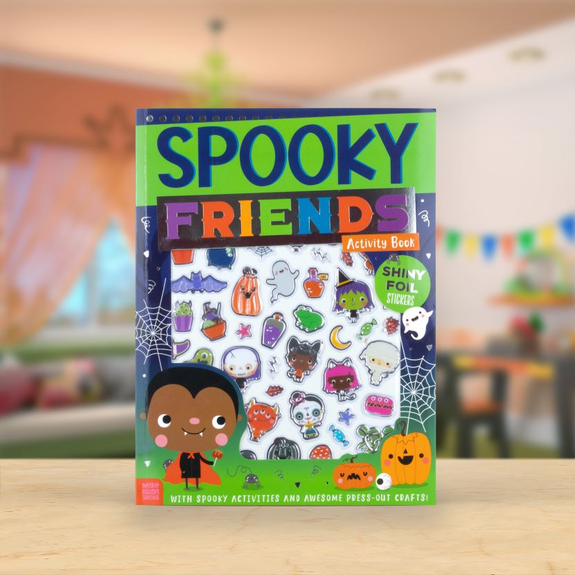 Product image 2 of Spooky Friends Activity Book, a sticker activity book for ages 4+, by Make Believe Ideas.