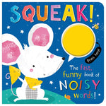 Product image 1 of Squeak, a board book for ages 0+, by Make Believe Ideas.