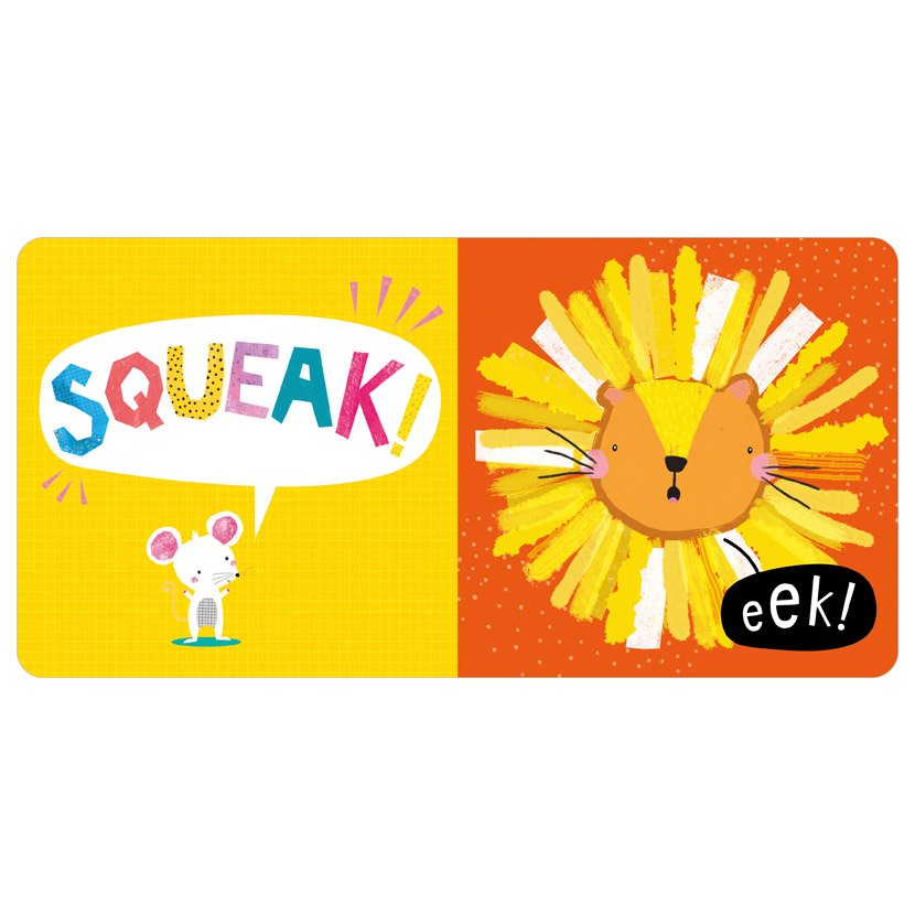 Product image 2 of Squeak, a board book for ages 0+, by Make Believe Ideas.