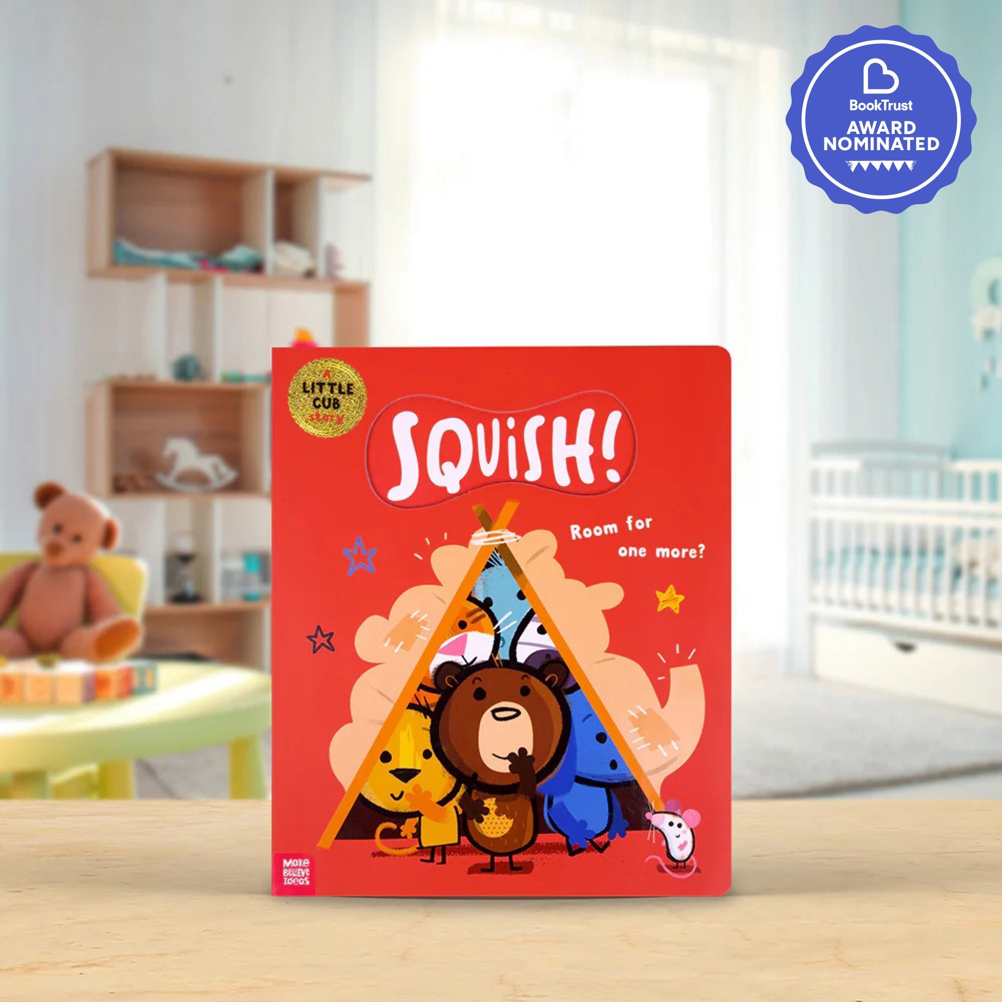 Product image 2 of Squish!, a picture book for ages 18 months+, by Make Believe Ideas.