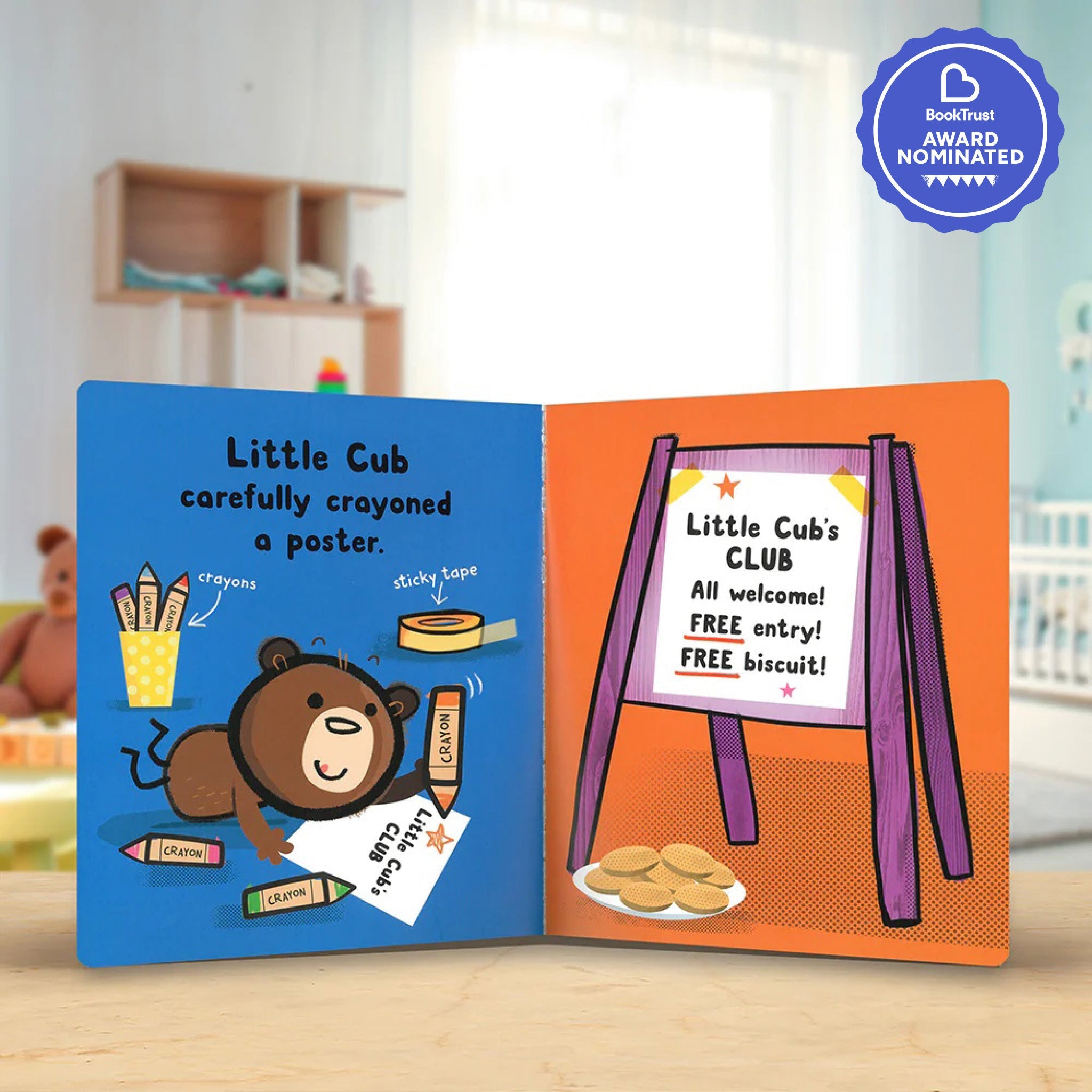 Product image 4 of Squish!, a picture book for ages 18 months+, by Make Believe Ideas.
