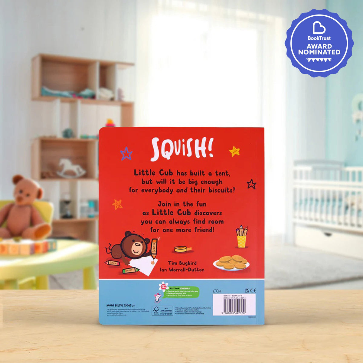 Product image 6 of Squish!, a picture book for ages 18 months+, by Make Believe Ideas.