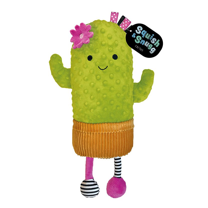 Product image 1 of Squish and Snugg Cactus, a plush toy for ages 0+, by Make Believe Ideas.