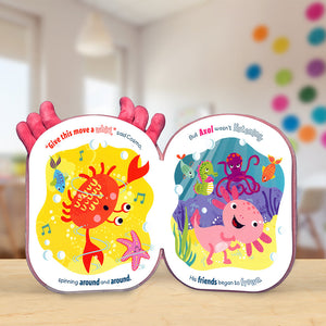 Product image 5 of Squish and Snugg Groovy Axolotl, a board book for ages 0+, by Make Believe Ideas.